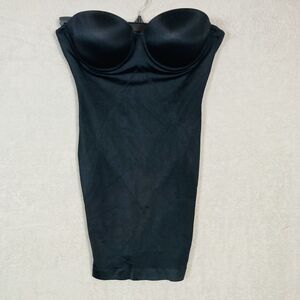 Victoria's Secret Power Figure Cupped Shaping Slip Firm Control Black‎ Size 34D